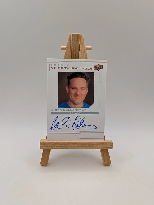 Upper Deck Halo Legacy Collection Voice Talent Index Brian T. Delaney Auto VT-BT FRENLY BRICKS - Open 7 Days
