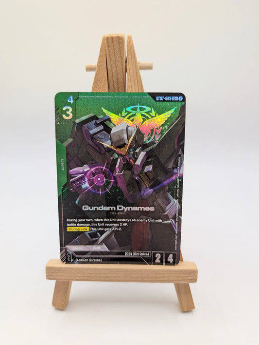 Gundam Card Game - Gundam Dynames ST07-005 LR+ English FRENLY BRICKS - Open 7 Days