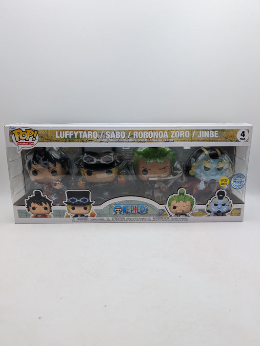 Funko POP! Animation One Piece Luffytaro / Sabo / Roronoa Zoro / Jinbe (4pack)