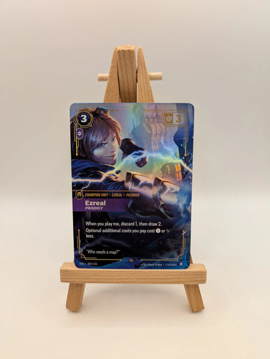League of Legends - Ezreal 149/221 Riftbound Spiritforged | Ezreal Prodigy FRENLY BRICKS - Open 7 Days