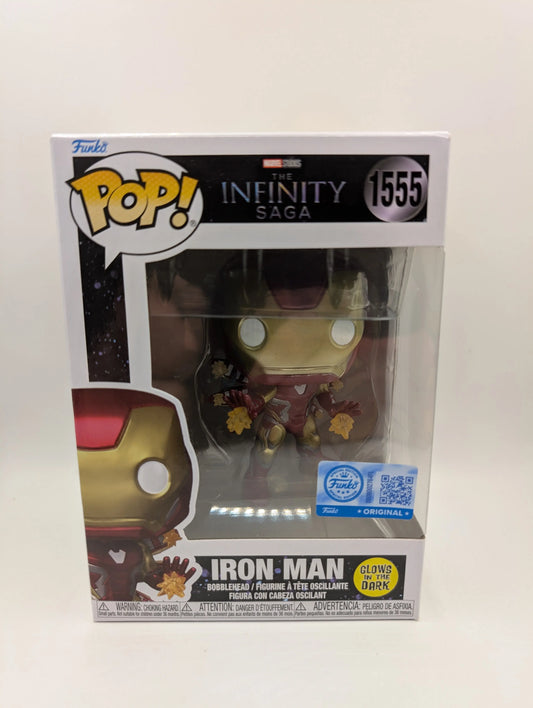 Funko Avengers Endgame Iron Man Beams Glow In The Dark Pop! Vinyl Figure #1555 FRENLY BRICKS - Open 7 Days
