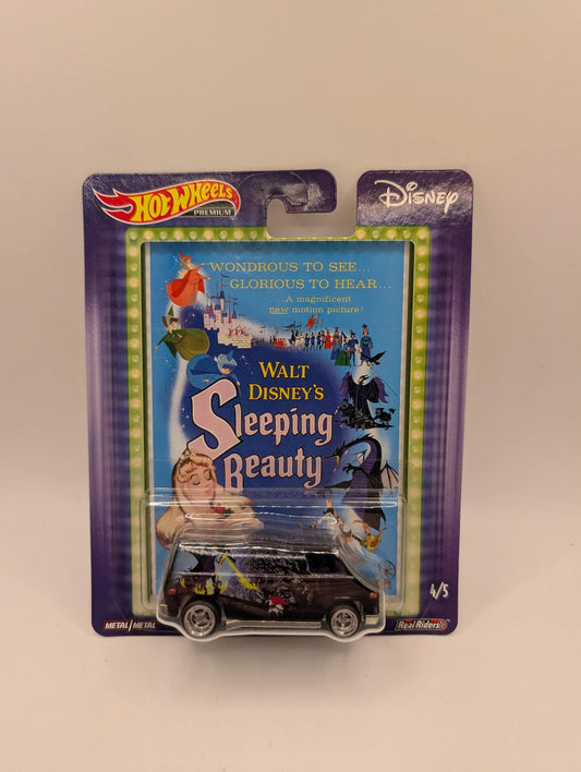 HOTWHEELS POP CULTURE WALT DISNEY'S - *SLEEPING BEAUTY* SUPER VAN #4/5 NEW! HTF FRENLY BRICKS - Open 7 Days