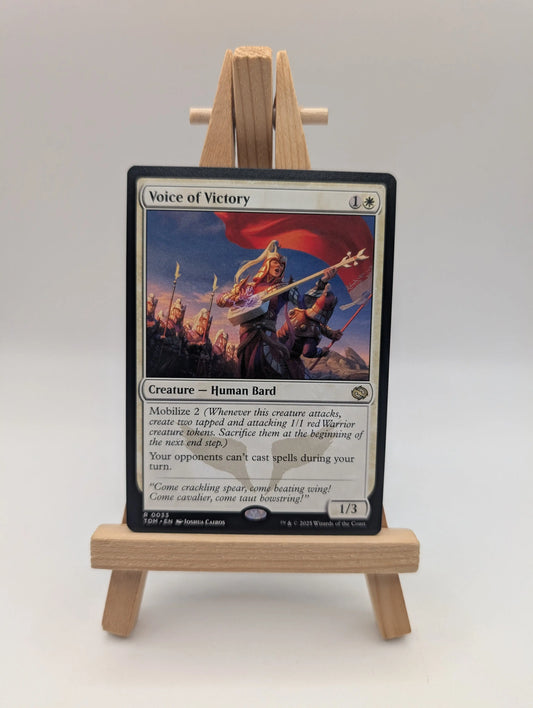 MTG - Voice of Victory - Tarkir: Dragonstorm (0033) NM FRENLY BRICKS - Open 7 Days