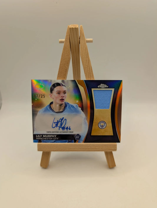 2024-25 Topps Chrome Uefa Women's Champions League - Premium Autograph Relics Lily Murphy #CPAR-MU FRENLY BRICKS - Open 7 Days