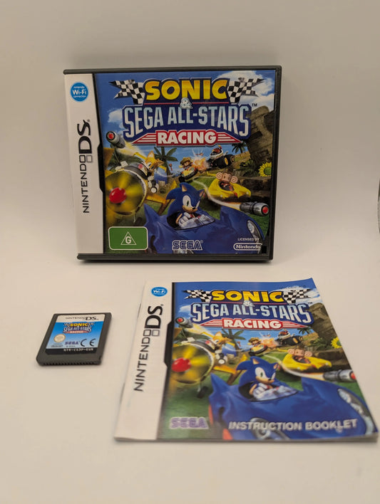 Sonic & Sega All-Stars Racing Nintendo DS Game Incl Booklet Gc FRENLY BRICKS - Open 7 Days