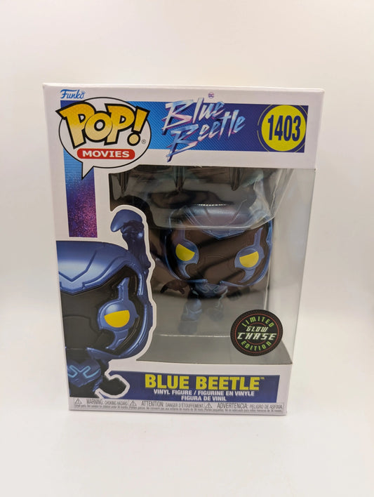 Blue Beetle - Blue Beetle #1403 CHASE Glow in the Dark Limited Edition Funko Pop FRENLY BRICKS - Open 7 Days
