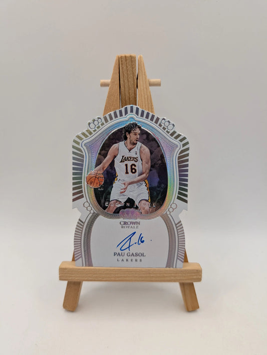 Pau Gasol 2022-23 Panini Crown Royale Jewel Signatures Auto /49 Lakers FRENLY BRICKS - Open 7 Days