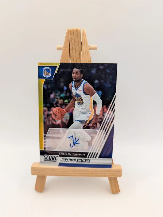 2022-23 Panini Chronicles Score NBA No. SPS-JKM Jonathan Kuminga Auto /10 Gold FRENLY BRICKS - Open 7 Days