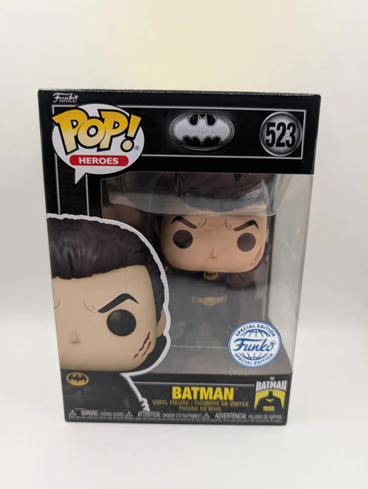 Batman - Batman (Unmasked) 85th Anniversary Pop! Vinyl Figure (RS) #523 FRENLY BRICKS - Open 7 Days