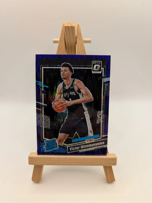 2023-24 Donruss Optic Rated Rookie Victor Wembanyama Purple Shock Prizm RC FRENLY BRICKS - Open 7 Days