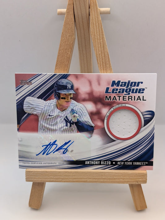 2023 Topps Anthony Rizzo Major League Material #MLM-AR Yankees Baseball Auto /25 FRENLY BRICKS - Open 7 Days