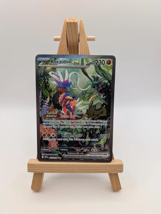 Koraidon EX Scarlet & Violet 247/198 Special Illustration Rare Pokemon Card FRENLY BRICKS - Open 7 Days