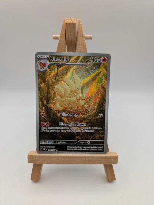 Pokemon - Obsidian Flames - Ninetales 199/197 Illustration Rare FRENLY BRICKS - Open 7 Days