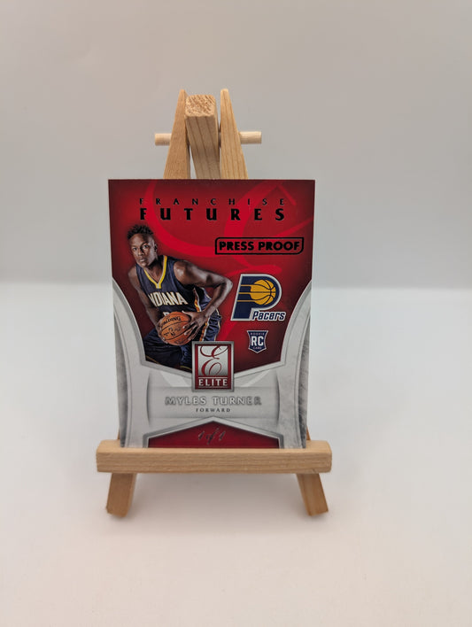 Myles Turner Donruss 15-16 #11 Franchise Futures Rookie Indiana Pacers FRENLY BRICKS - Open 7 Days