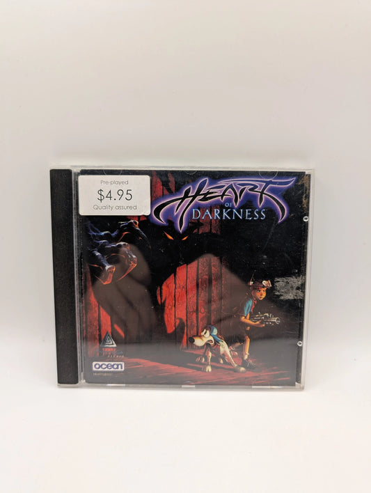 Heart of Darkness (PC GAME, 1998)- Rare Retro Game USED FRENLY BRICKS - Open 7 Days