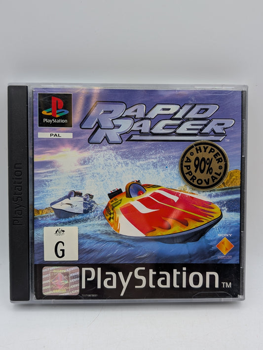 PlayStation One Rapid Racer Complete w Manual Tested