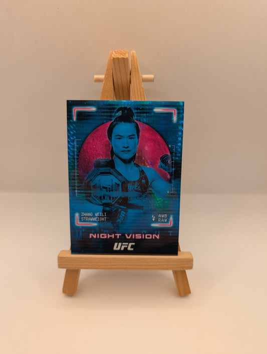 2025 Topps Midnight UFC Zhang Weili Night Vision #NV-15 FRENLY BRICKS - Open 7 Days