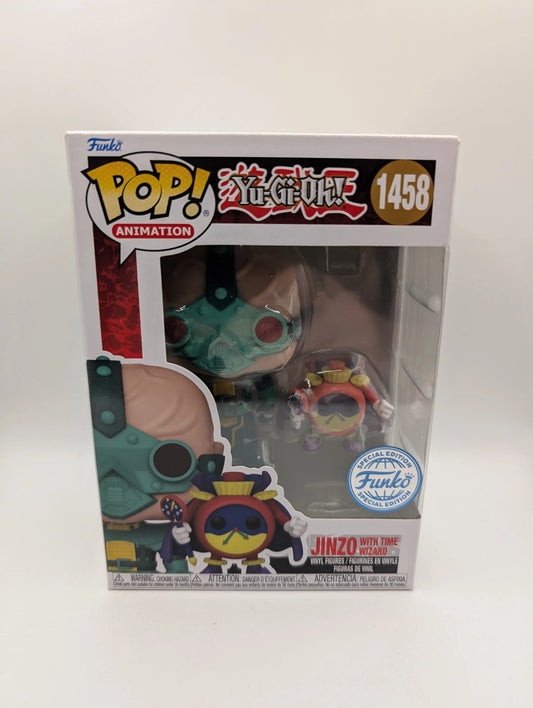 Funko Pop Yu-Gi-Oh! Jinzo With Time Wizard #1458 FRENLY BRICKS - Open 7 Days
