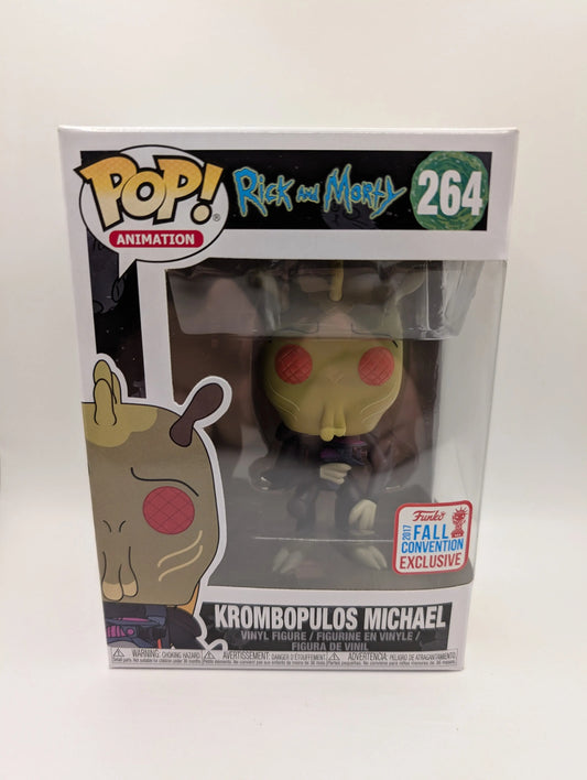 Funko Pop Vinyl - Rick & Morty Krombopulos Michael #264 NYCC 2017 FRENLY BRICKS - Open 7 Days