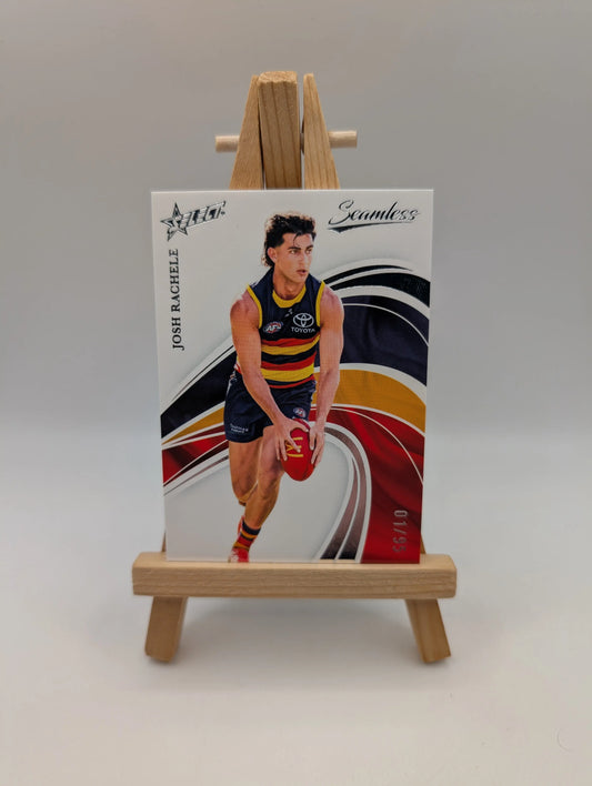 Josh Rachelle Seamless Base #50/95 2025 AFL Select Adelaide Crows FRENLY BRICKS - Open 7 Days