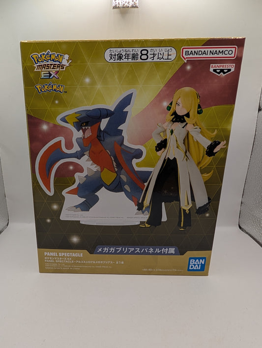 Pokemon Masters EX Panel Spectacle Cynthia & Mega Garchomp Figure NEW FRENLY BRICKS - Open 7 Days