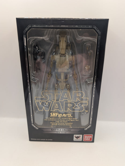 S.H.Figuarts STAR WARS Battle Droid Resale Ver. ABS PVC Figure Bandai FRENLY BRICKS - Open 7 Days