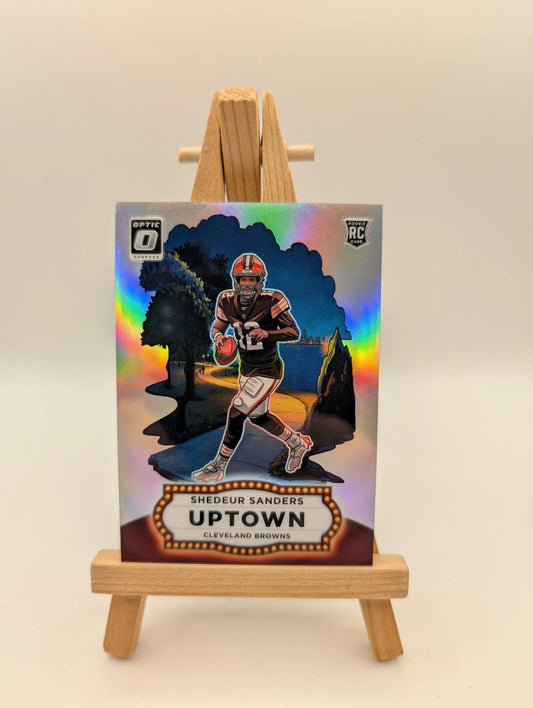 Shedeur Sanders Uptown Rookie #18 Browns 2025 Panini Donruss Optic SSP (RC) FRENLY BRICKS - Open 7 Days