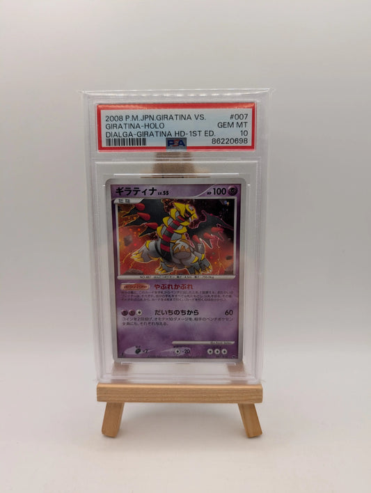 2008 POKEMON JPN GIRATINA VS. DIALGA #007 GIRATINA-HOLO PSA 10 FRENLY BRICKS - Open 7 Days