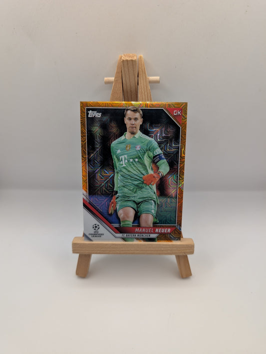 2021-22 Topps Chrome UCL Manuel Neuer ORANGE /25 #159 FRENLY BRICKS - Open 7 Days