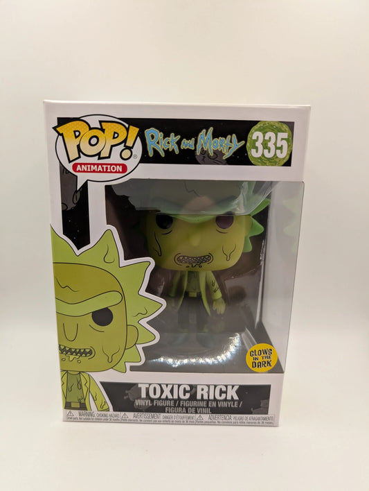 Funko Pop Vinyl Rick & Morty - #335 Toxic Rick (Glow in the Dark) FRENLY BRICKS - Open 7 Days
