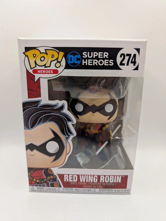 Funko Pop! DC Heroes Red Wing Robin #274 Vaulted! FRENLY BRICKS - Open 7 Days