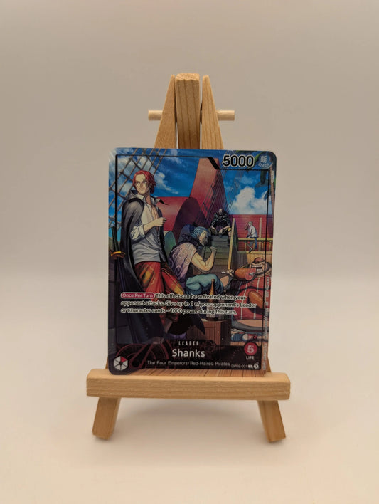 Shanks (2025 PSA Magazine Promo) OP09-001 One Piece Promo Card Foil FRENLY BRICKS - Open 7 Days