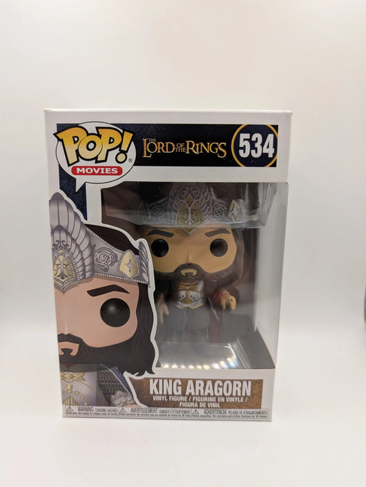 King Aragorn - Lord of the Rings POP! Vinyl - No. 534 Funko FRENLY BRICKS - Open 7 Days