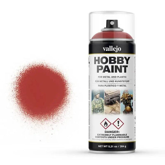 Vallejo Aerosol - Scarlet Red 400ml FRENLY BRICKS - Open 7 Days