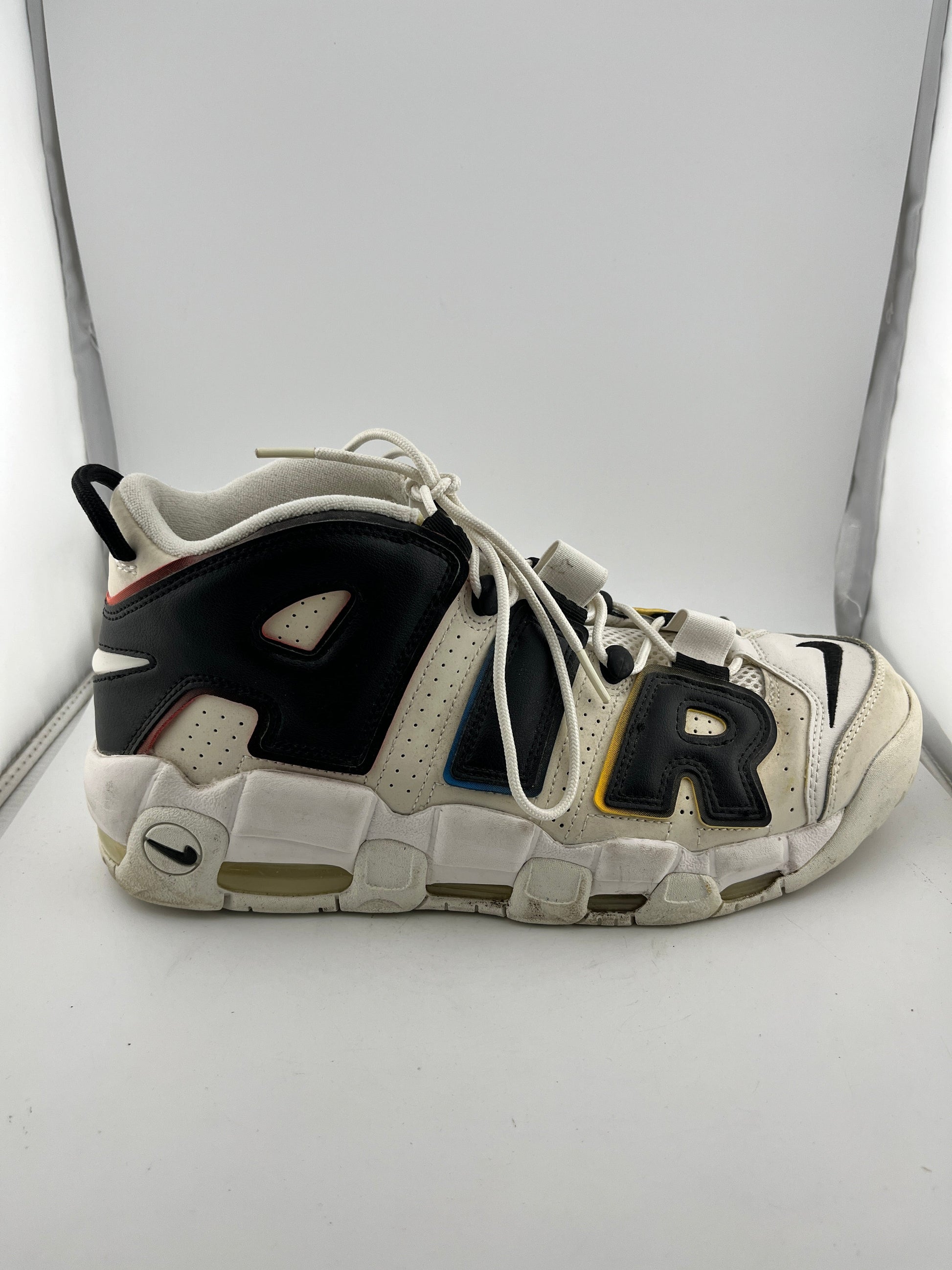 Nike Air More Uptempo '96 Shoe Trading Cards White Blue DM1297-100 - Mens Size US 11 FRENLY BRICKS - Open 7 Days