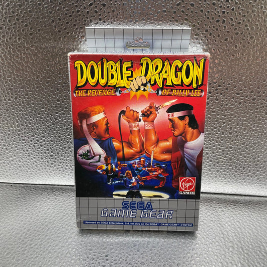 Double Dragon Sega Gamegear Game Used CIB Tested & Working PAL FRENLY BRICKS - Open 7 Days