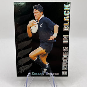 Zinzan Brooke - 1995 Dynamic Marketing All Blacks -  Heroes In Black - H2 FRENLY BRICKS - Open 7 Days