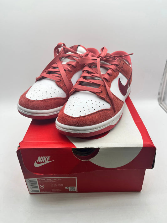 Nike Dunk Low Valentine's Day - Red White Sneakers (FQ7056 100) - Size UK5.5 - Used FRENLY BRICKS - Open 7 Days