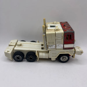 Vintage Transformers G1 Ultra Magnus White Optimus Prime Semi Truck Cab 1985 FRENLY BRICKS - Open 7 Days