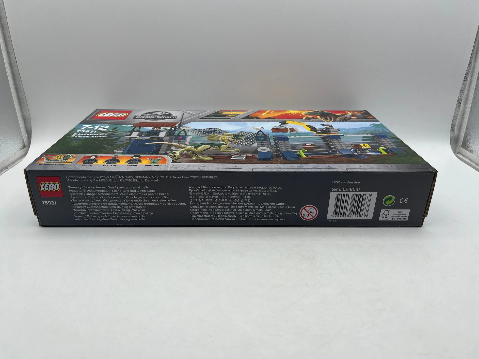Lego 75931 Jurassic World Dilophosaurus Outpost Attack 2018 - Brand New Sealed FRENLY BRICKS - Open 7 Days