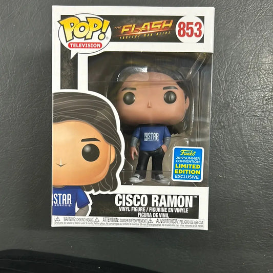 Cisco Ramon #853 The Flash 2019 Summer Convention Limited Funko Pop TV FRENLY BRICKS - Open 7 Days