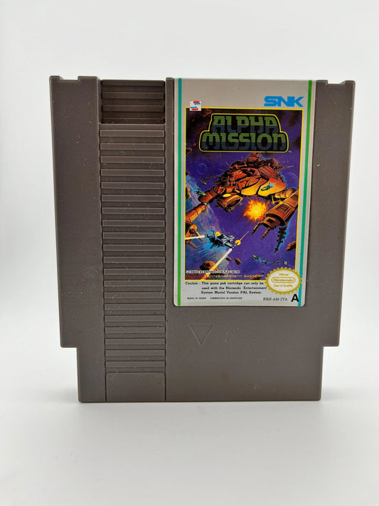 Nintendo Alpha Mission - Game Cartridge For NES - Untested FRENLY BRICKS - Open 7 Days