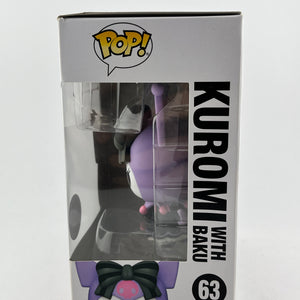 Funko POP! Kuromi - Kuromi With Baku #63 - Special Edition FRENLY BRICKS - Open 7 Days