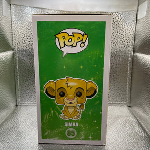 Simba The Lion King VAULTED Funko Pop Disney #85 Vinyl Damaged Box FRENLY BRICKS - Open 7 Days