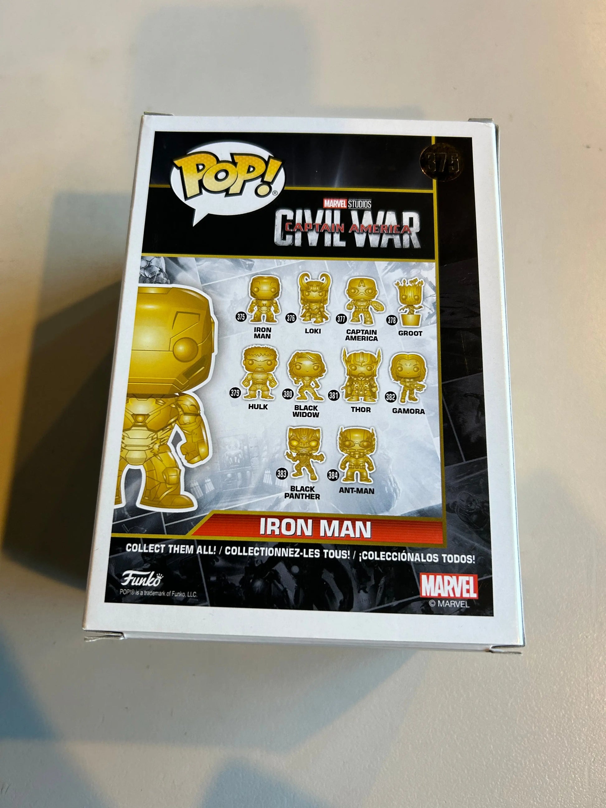 Pop Vinyl #375 Iron Man FRENLY BRICKS - Open 7 Days