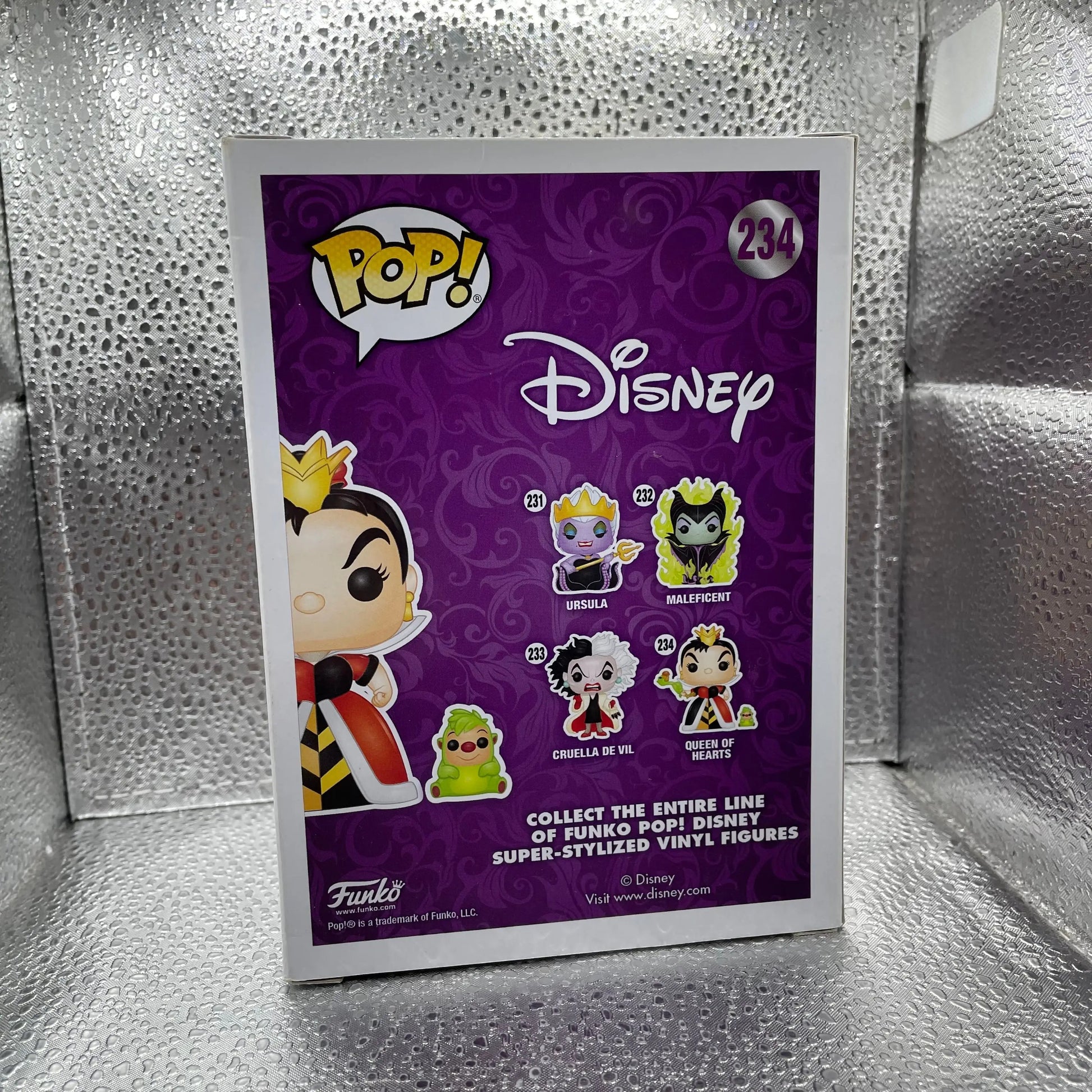 Funko Pop! Disney: Villains of Disney - Queen of Hearts #234 Vinyl Figure FRENLY BRICKS - Open 7 Days