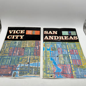 San Andreas, Liberty City, & Vice City Game Maps - Art Work FRENLY BRICKS - Open 7 Days