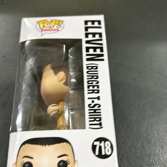 ELEVEN (BURGER T-SHIRT)) #718 Stranger Things Funko Pop Vinyl FRENLY BRICKS - Open 7 Days