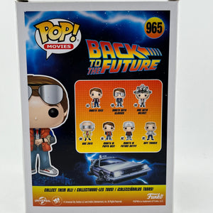 Funko POP! Movies Back To The Future - Marty Checking Watch #965 - 2020 LE FRENLY BRICKS - Open 7 Days