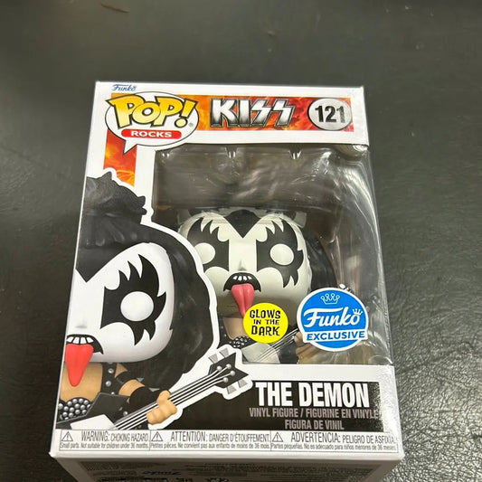 Funko Pop! Vinyl: The Demon (Glows In The Dark) Kiss FRENLY BRICKS - Open 7 Days